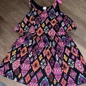 Gymboree bright Aztec inspired print dress. 10. VGUC.